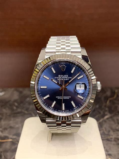 Rolex Datejust in Blau kaufen .